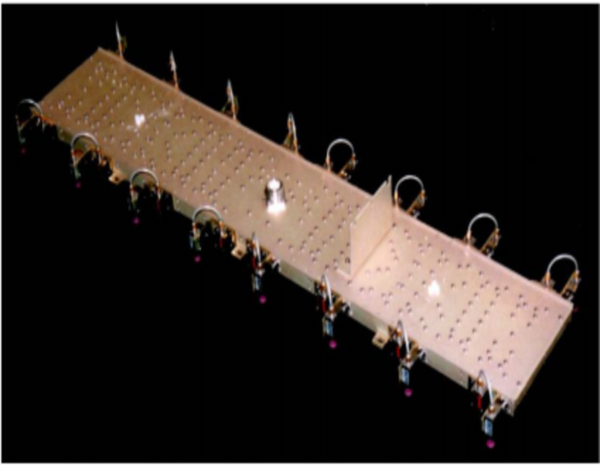 DETI MICROWAVE IN-PHASE HIGH POWER COMBINER 2025-2100 MHz 001144