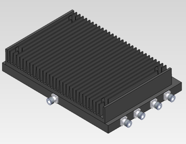 DETI MICROWAVE IN-PHASE HIGH POWER COMBINER 1,2-1,4 GHz 011122