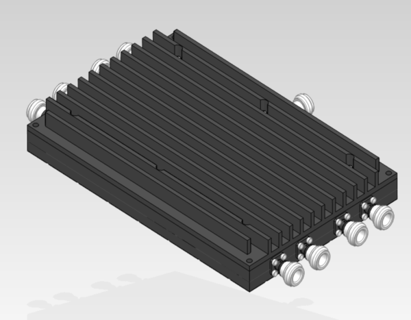 DETI MICROWAVE IN-PHASE HIGH POWER COMBINER 2846 – 2866 MHz 011123