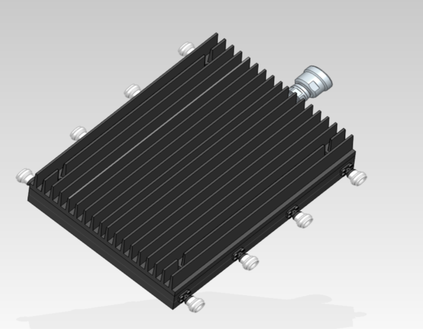 DETI MICROWAVE IN-PHASE HIGH POWER COMBINER 5,4-5,9 GHz 011136