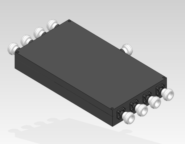 DETI MICROWAVE IN-PHASE HIGH POWER COMBINER 5,5-6 GHz 011139