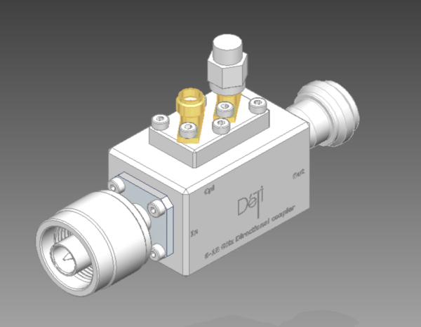 DETI MICROWAVE LOW LOSS HIGH POWER COUPLER 6-18 GHz011082